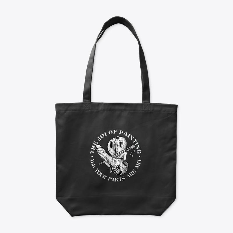 ALL YOUR PARTS ARE ART ORGANIC TOTE BAG